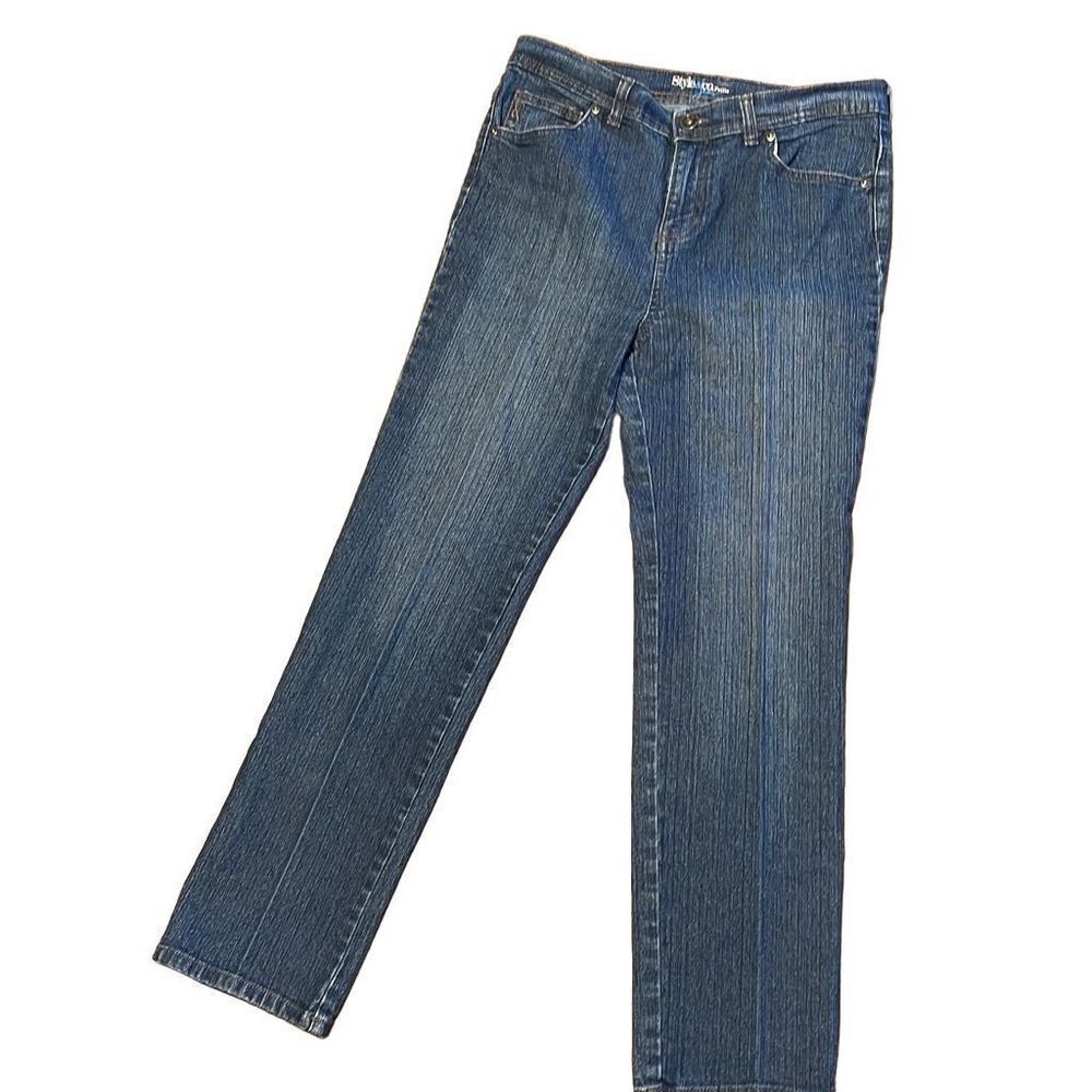 Style & Co. natural fit creased jeans size 8P